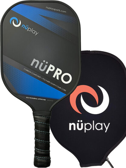 Nüplay nüPRO blue paddle with cover
