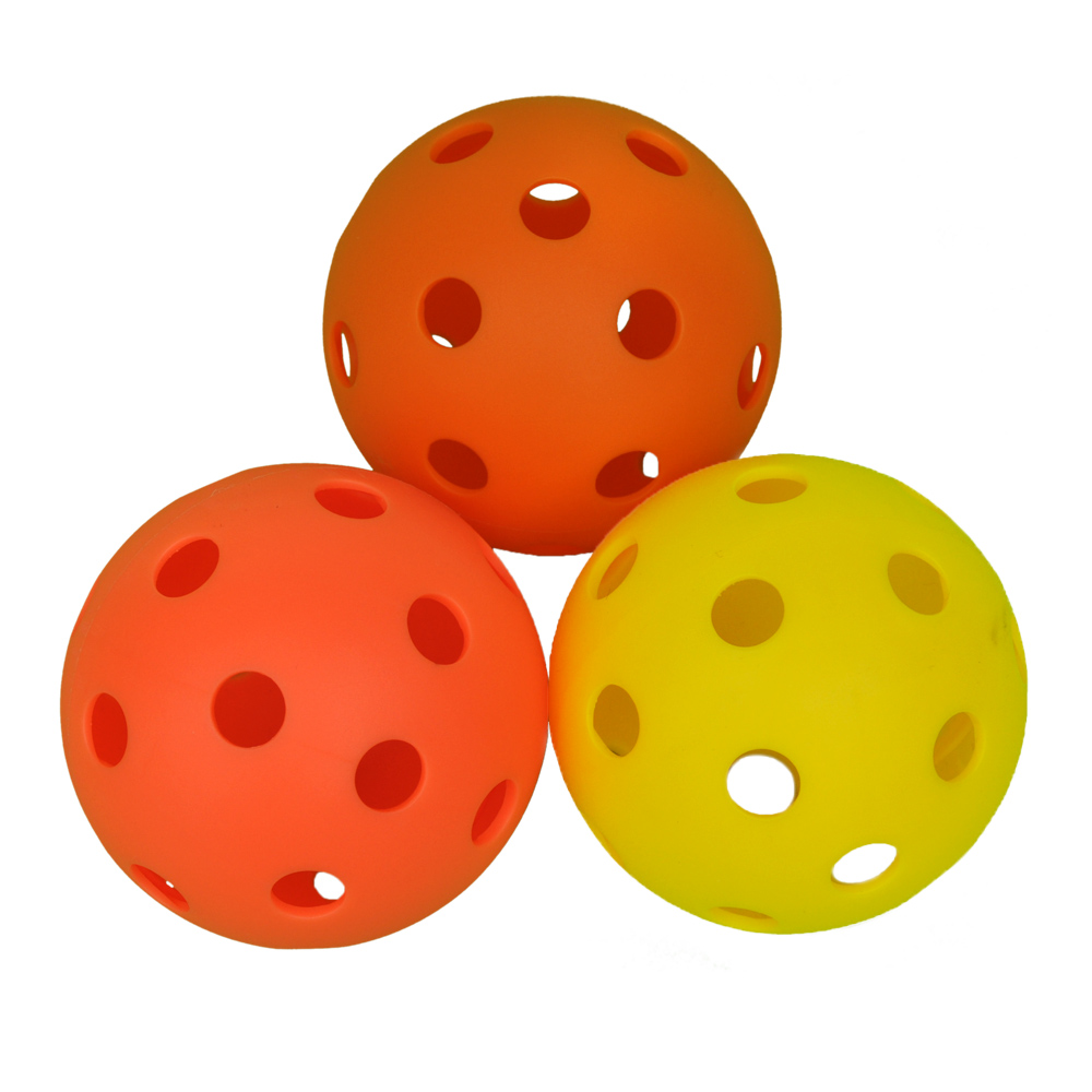nüplay indoor ball - 3 different colours - yellow, orange, fluoro orange