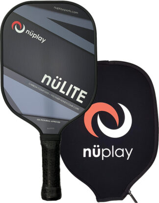 Nüplay nüLITE grey paddle with cover